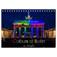 Calvendo Colours of Berlin (Tischkalender 2026 DIN A5 quer),