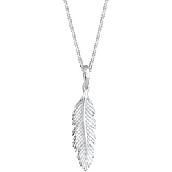 Elli Halskette Feder Boho Festival 925 Silber Damen 