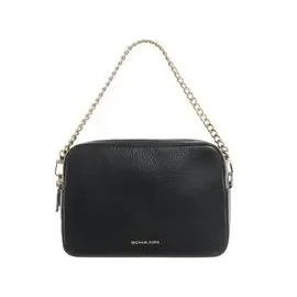 Michael Kors Dblzp Chn Camera Xbody Leather Black
