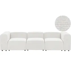 3-Sitzer Sofa Cord cremeweiß FALSTERBO