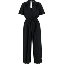 Blutsgeschwister Damen Charming Steps Jumpsuit (Größe L, schwarz)