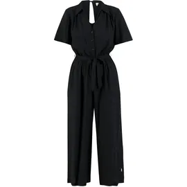 Blutsgeschwister Damen Charming Steps Jumpsuit (Größe L, schwarz)