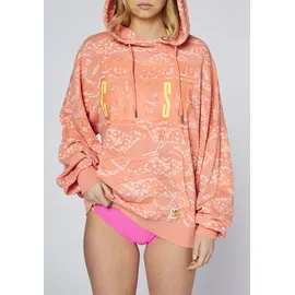 Chiemsee Kapuzensweatshirt Allover-Känguru-Print Orange L