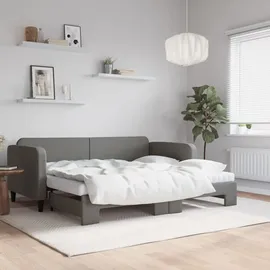 vidaXL Tagesbett 90 x 200 cm Dunkelgrau