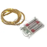 MARELIDA LED Lichterkette Seil Jute 1 m Warmweiß