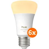 Philips Hue White Ambiance E27 1.100 lm 6er-Pack