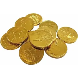 Tise Süßwaren Tise Goldtaler aus kakaohaltiger Fettglasur 100 Stück Packung 450g