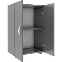 VCM Ulas Aktenschrank 49 x 34 x 74 cm grau