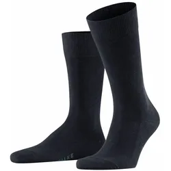 FALKE Herren Socken - Family SO, Allrounder Strümpfe, Uni, Baumwollmischung Dark Navy 47-50