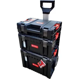 QBRICK System Pro Werkzeugkoffer Set Trolley + Box + Koffer schwarz 11,00 l