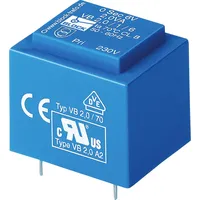 Block VB 2,8/2/12 Printtransformator 1 x 230V 2 x 12 V/AC 2.80 VA 116mA