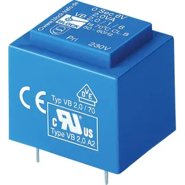 Block VB 2,8/2/12 Printtransformator 1 x 230 V 2 x 12 V/AC 2.80 VA 116 mA