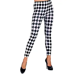Damen Leggings mit Rautenmuster - L-XL