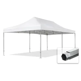 TOOLPORT Faltpavillon 4 x 8 m inkl. Seitenteile Weiß
