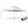 TOOLPORT Faltpavillon 4 x 8 m inkl. Seitenteile Weiß