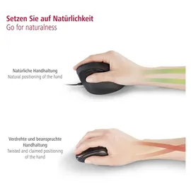 Hama EMC-500 Vertikale Ergonomische Maus (00182698)