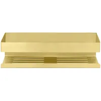 Wenko Wandablage Genova gold matt, Befestigen ohne Bohren