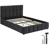 Tectake Shirley 120 x 200 cm Schwarz