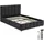 Tectake Shirley 120 x 200 cm Schwarz