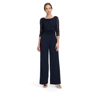 Vera Mont Damen, Jumpsuit mit Spitze Night Sky,34