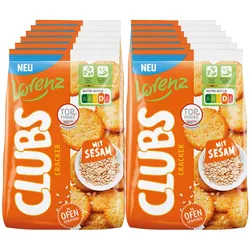 Lorenz Party Clubs Knabberspaß Sesam 180g, 12 Pack