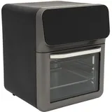 13L Heißluftfritteuse, Minibackofen mit Umluft 1350W, Schnelle Heissluftfriteuse, Air Fryer zum Luftfritieren, Toaster Grill Pizzaofen Mini Backofen, 2 Backbleche, 50 Kuchen Boxen, 5 Zinn Folie Boxen