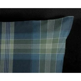 Muller Textil Jan Karo Blau 135 x 200 cm + 2 x 80 x 80 cm