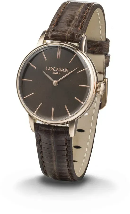 Locman 0253R04R-RRBNRGPN 1960 Quartz Woman's Watch