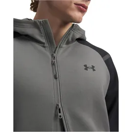 Under Armour Unstoppable Fleece Reißverschlusspullover - clay green/black/black L