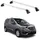 Aurilis OMAC Dachträger Gepäckträger für Opel Combo E 2018-2025 3-5 türige Alu Silber 2x ABE (2-St), Wasserbeständig,Abnehmbar,Multifunktional,Leichtgewichtig grau|silberfarben
