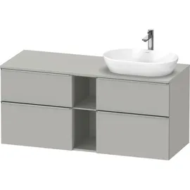 Duravit D-Neo Konsolenwaschtischunterbau wandhängend Betongrau Matt 1400x550x664 mm à DE4970R7007000 DE4970R70070000,