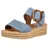 Gabor Plateau-Sandaletten Damen Blau 39