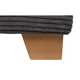 Soho Hocker Franka 75 x 42 x 62 cm Grau
