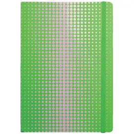 Cedon Notizbuch A4 grün/pink