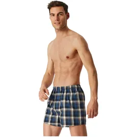 SCHIESSER Webboxer 2er Pack Blau / Grau L
