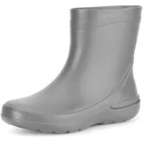 Ladeheid Gummistiefel Damen federleichte Eva Regenstiefel wasserdichte Regenschuhe LA-CA-07 (Grau, 40 EU)