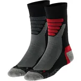 xtreme sockswear Laufsocken 2er Pack Schwarz 45-47