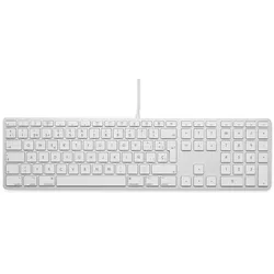 LMP 17573, Volle Größe (100%), Kabelgebunden, USB, QWERTY, Silber