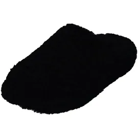 FitFlop iQUSHION D-LUXE PADDED TEDDY SLIPPER Schwarz 38