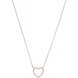 Amor Kette mit Anhänger Herz Gold/Silber