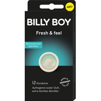Billy Boy Fresh & Feel Kondome | aufregend cooler Duft | extra leichtes Abrollen | 12er Stück,