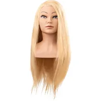 Efalock Übungskopf Clara Humanhaar goldblond 60 cm