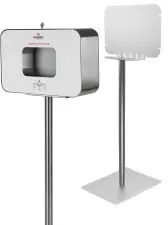 PRAESIDIO® CV-Desinfektionssäule + Händedesinfektionsspender 1424119 , 1 Liter - Spender, touchless
