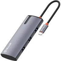 Tellur USB-C Hub, PD 3.0 100W, HDMI, 3X USB 3.0