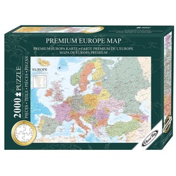Close Up Spiel, »Europakarte Puzzle 2000 Teile Englisch 96,6 x 68,8 cm«