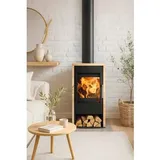 Kaminofen Haas & Sohn Rubus Woodstone Naturstein sandstein 6 kW mit Holzfach