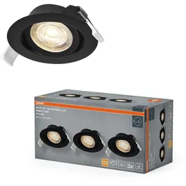 Osram Einbaustrahler 3 Schwarz
