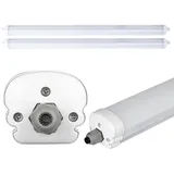 ETC Shop LED Deckenleuchte Feuchtraum Feuchtraumwannenleuchte led Garagenlampe led Röhre, Reihenschaltung, strahlwassergeschützt, 1x led 36W 4320lm