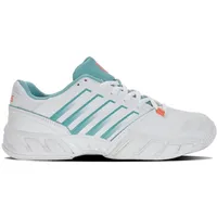 K-Swiss Performance Damen Bigshot Light 4 Tennis Shoe, White/Nile Blue/Desert Flower, 41