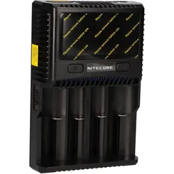 Nitecore SC4 4-Schacht Schnellladegerät mit farbigem LCD-Display